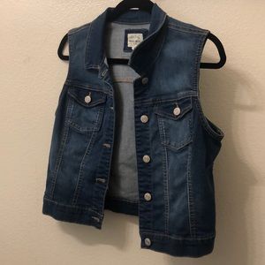Wax Jean Denim Vest